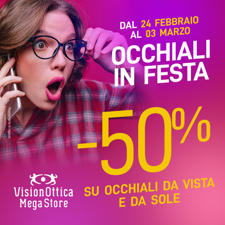 Occhiali in festa