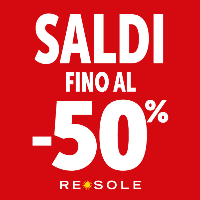 Da Re Sole sono arrivati i SALDI!
