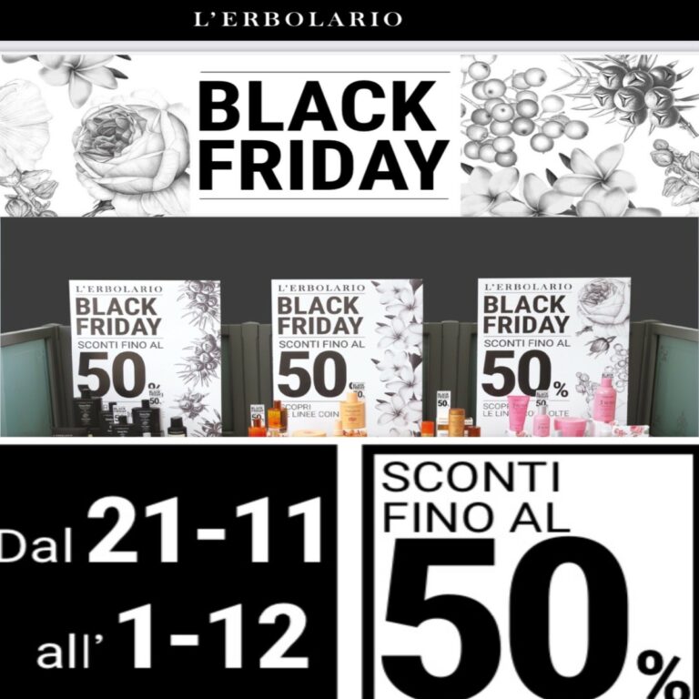 Black Friday Erbolario 2025