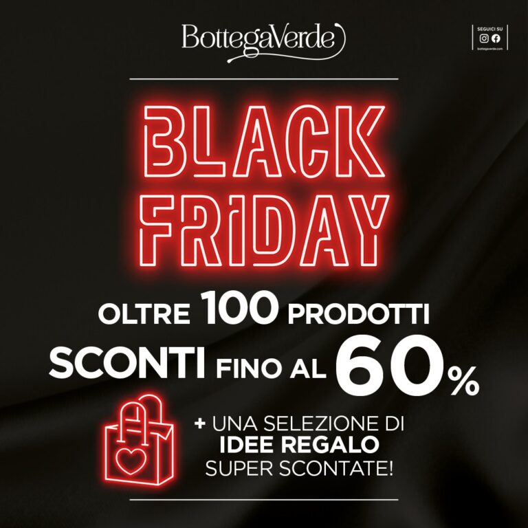 Bottega verde Black Friday